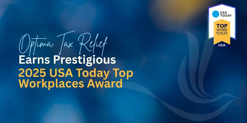optima tax relief wins usa today top workplaces award